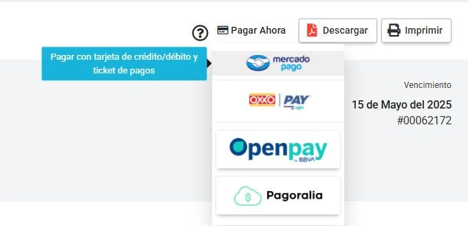 Paso 4: Selecciona pasarela de pago
